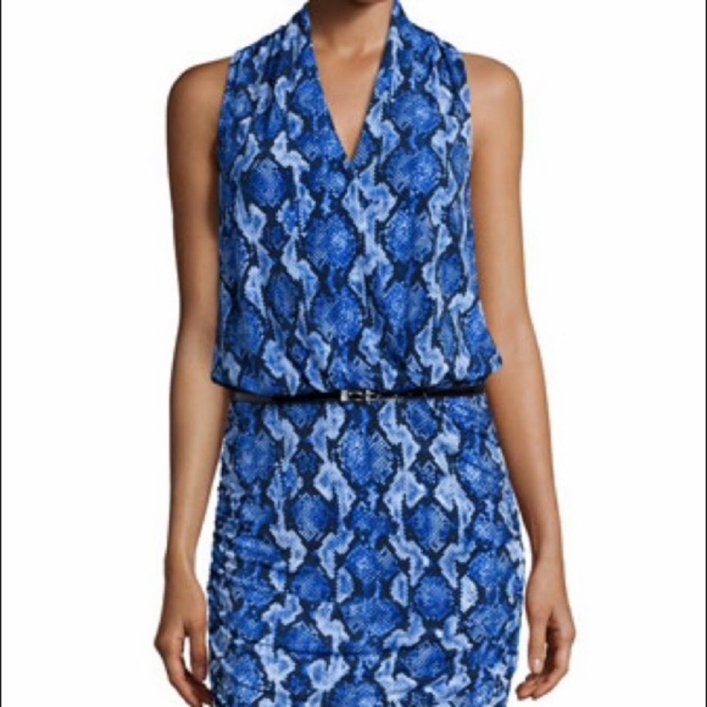 MICHAEL Michael Kors | snake-skin halter dress